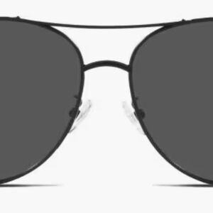 Tory Burch Designer Black Aviator Sunglasses